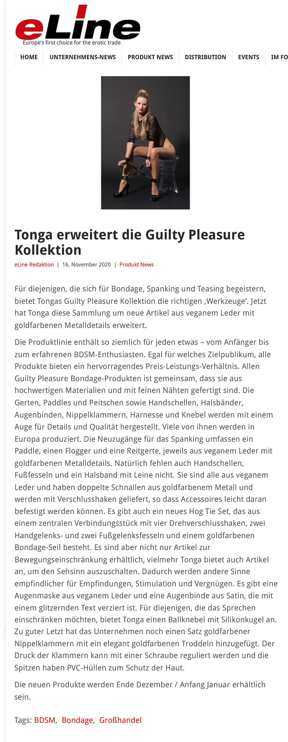 2020-11 eLine Online- Guilty Pleasure